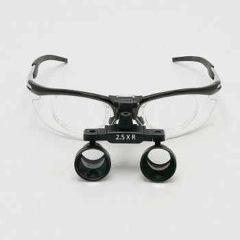 Cristal óptico DY-111 del marco de aluminio de las lupas binoculares quirúrgicas dentales 2.5XR